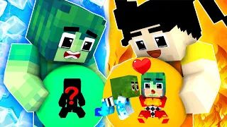 Monster School : Hot and Cold Baby Zombie x Squid Game Doll -  Minecraft Animation