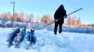 Таёжные отшельники быт в -30 рыбалка начало холодов (30 лет одиночества 49 серия)