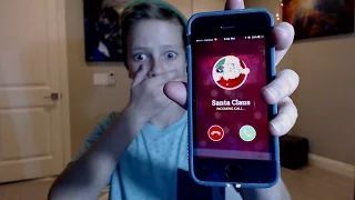 CALLING AND FACE TIMING SANTA! (HE ANSWERED!)