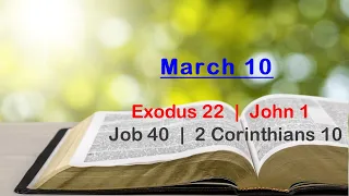 Bible Read Through   March 10