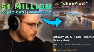 ohnePixel reacts to more information about the 1 MILLION DOLLAR AK-47 CASE HARDENED