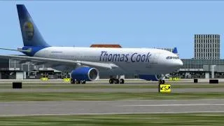 [HD] Noisy brakes Thomas Cook A330 ✈