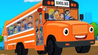 Wheels On The Bus | Nursery Rhymes Songs For Children | Bus Songs Video For Kids