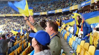 Україна - Португалія. Стадіон Олімпійський святкує перемогу ЗБІРНОЇ УКРАЇНИ ! ! !