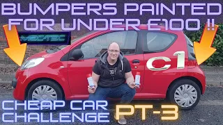 "PLASTIC" SURGERY ! | CHEAP CAR CHALLENGE PT3 | Citroen C1 City Bug