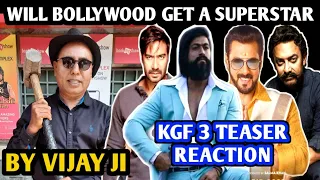 Will Bollywood Get A Superstar | KGF 3 Teaser Reaction | By Vijay Ji | Rocking Star Yash | Salman K