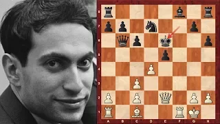 A wonderful sacrificial game! : Mikhail Tal vs Vladimir Simagin : USSR Championship (1956)