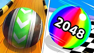 Sky Rolling Ball 3d | Ball Run 2048 - All Level Gameplay Android,iOS - NEW UPDATE