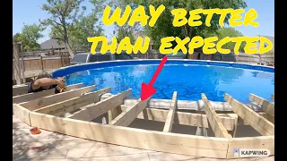 Adding an extension to the pool deck - Results blew me away