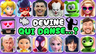 Devine qui CHANTE...! 🎤🎙️🎶 | Mercredi, M3gan, MrBeast, LadyBug, Skibidi, Ronaldo, Elsa