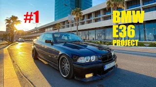 BMW E36 PROJECT | STAVLJAMO CRNI KROV I SIBER |