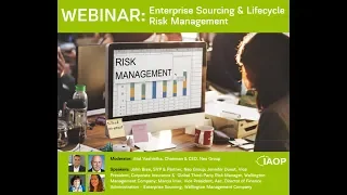 Enterprise Sourcing & Lifecycle Risk Management