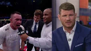 Michael Bisping Talks Colby Covington's Post Fight Speech "That's How You Get Headlines"!!!