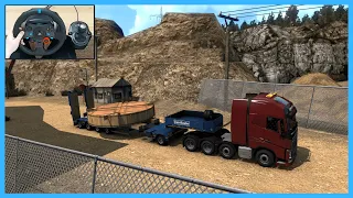 Oversize Load Delivery (Euro Truck Simulator 2) Logitech G29 Gameplay
