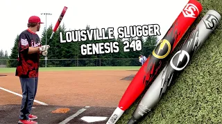 Hitting with the Louisville Slugger GENESIS 240 | USSSA Slowpitch Softball Bat Review