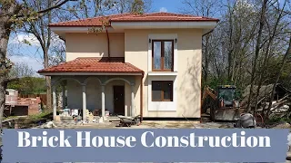 Building My Brick House - From Foundation to Roof Construction