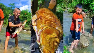 How to eat this fish the best! | Funny Mukbang | Grilled Fish | TikTok Funny Videos