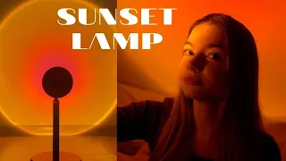 Обзор Sunset Lamp спустя три недели использования | Популярная лампа из тик ток | Лампа Заката