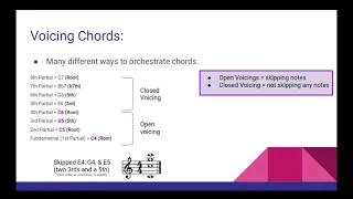 Orchestration 101: Overtone Series and Chords