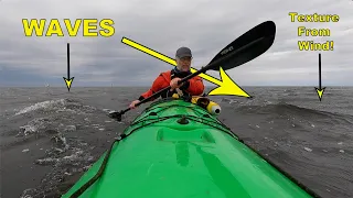 Waves and Wind for sea kayaking
