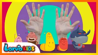 [NEW!] Family song | kids song | FINGER FAMILY | larva kids | live action