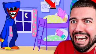 LA PIRE ANIMATION PEPPA PIG POPPY PLAYTIME JAMAIS VUE ! Peppa Pig horreur ! Huggy Wuggy !