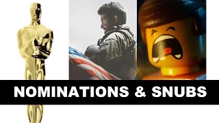 Oscar Nominations 2015 & Snubs! The Lego Movie! American Sniper! - Beyond The Trailer