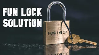 The FUN Lock Puzzle Review and Solution