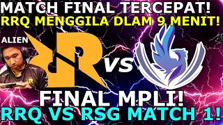 RRQ VS RSG FINAL MPLI MATCH 1! LEMON ESMERALDA! SEMUA ALIEN NGAMUK 9 MENIT KELAR! #INDOPRIDE