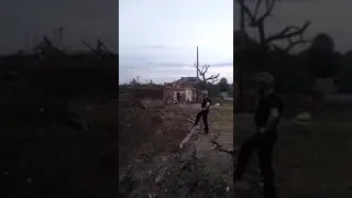 Обстрел города Дружковка Донецкой области.