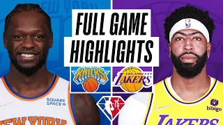 Game Recap: Lakers 122, Knicks 115