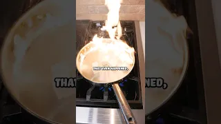 My food exploded in flames (not on purpose)