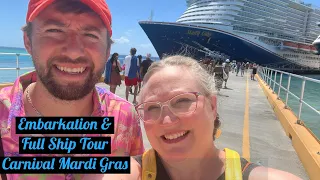 Embarkation and Full Ship Tour of the Carnival Mardi Gras | Carnival Cruise