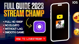 How to Live Stream on iOS | Stream Champ tutorial video | Best Streaming app for iOS/ipad