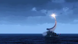 Today, Russian Warship Blown Up due to Ukraine HIMARS ATACMS long range Missiles - Arma 3