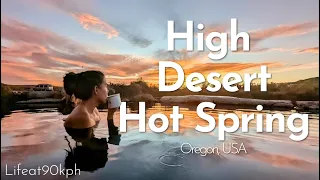 Vanlife High Desert Hot Spring search in South East Oregon | Lifeat90kph