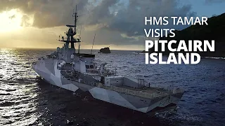 HMS Tamar visits remote Pitcairn Island