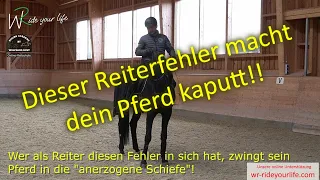 F154 Der häufigste unbewusste Reiterfehler aller Reiter! Vom Freizeitreiter bis zum Turnierreiter.