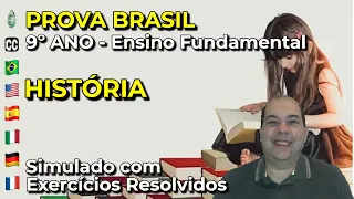 Exam Brasil 9 Grade History: Simulated with Solved Exercises (Subtitles in English)