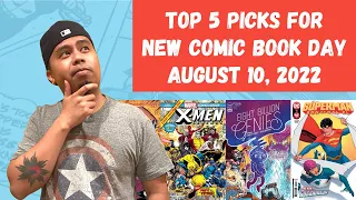 Top 5 Picks for New Comic Book Day - August 10, 2022