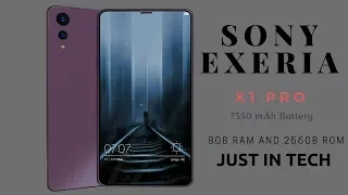 Sony Xperia X1 PRO with 7350mAh Battery 8GB RAM A 256GB ROM Sony New Mobile Phone 2018