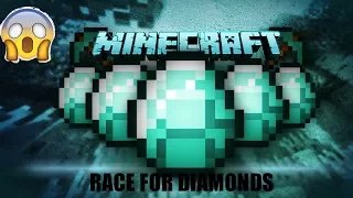 MINECRAFT DIAMOND WORLD RECORD SPEED RUN!!!! CRAZY INSANE LUCK