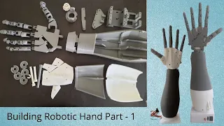 How to Make Robotic Hand Using Servo Motor | Part-1 | Inmoov | Right Hand