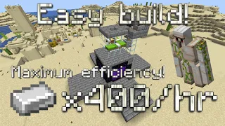 Simplest 100% Efficient Minecraft 1.19 Iron Farm - 400+ Ingots/hr, Expandable