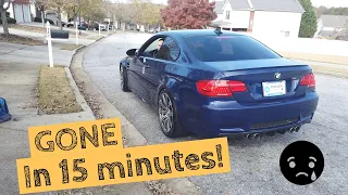 Friend's New BMW E92 M3 Gets TOTALED In 15 Minutes!!! ='(