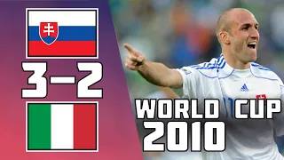 Slovakia 3 - 2 Italy | World Cup 2010