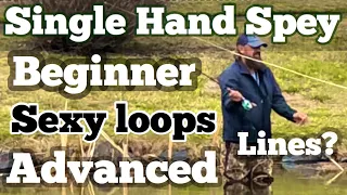 Beginner Single Hand Spey Casting Sweet Loops