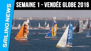 Résumé de la 1ère semaine - Vendée Globe 2016