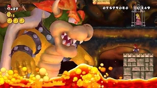 New Super Mario Bros Series - All Bowser Boss Battles