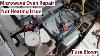 How To Repair Microwave Oven Fuse Keeps Blowing Issue // Microwave Oven Fuse Blown Repair